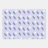 「ピンチだ!アイワンコーストロブスター誕生日 ラッピングペーパーシート (正面)