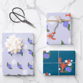 「ピンチだ！アイワンコーストロブスター誕生日 ラッピングペーパーシート