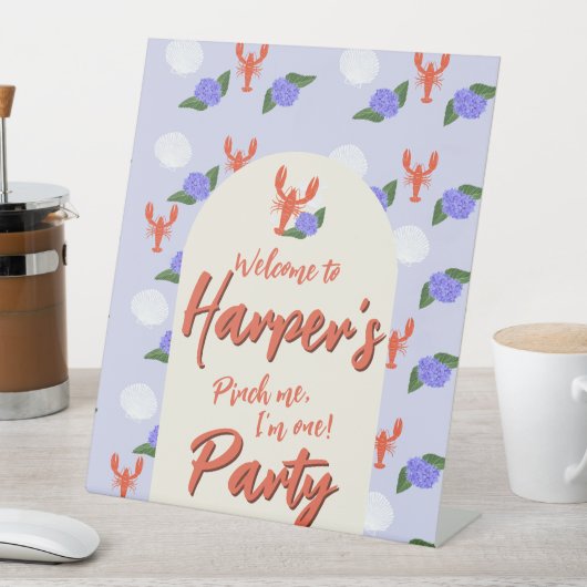 「ピンチだ！アイワンコーストロブスター誕生日 台座サイン (インサイチュ)