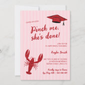 ピンチでザリガニの卒業式 招待状 (正面)