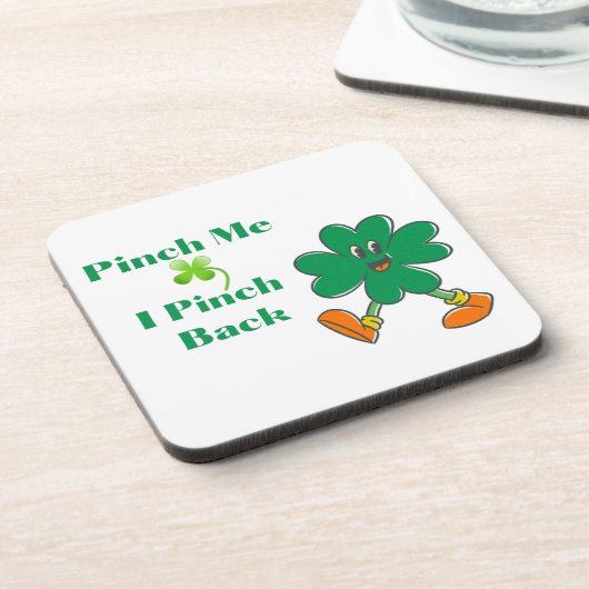 ピンチでピンチしてシャムロックで歩く コースター (左側)