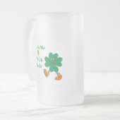 ピンチでピンチして フロストグラスビールジョッキ (正面左)