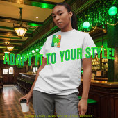 「ピンチなんてできない!」 セントパトリックの日アイルランド国旗 缶バッジ