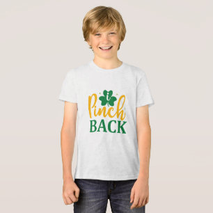 ピンチバックおもしろい- St. Patrick's Day Kids' T-Shirt トライブレンドTシャツ