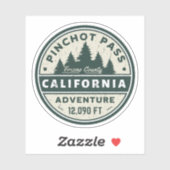 ピンチョット峠ハイマウンテンパスSierra Nevada x シール (シート)