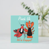 ピンチ我々はザメ婚約したガニのボイルシャワーパーティー 招待状 (スタンド正面)