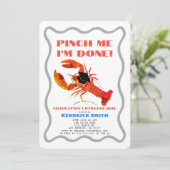 ピンチ私クロフィッシュブルー卒業パーティーの写真 招待状 (スタンド正面)