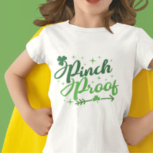 ピンチ防止  セントパトリックの日かわいいTシャツ トドラーTシャツ