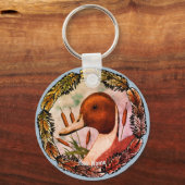 ピンテールダックキーチェーン キーホルダー (正面)