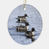 ピンテールダックトリオオーナメント セラミックオーナメント (左)