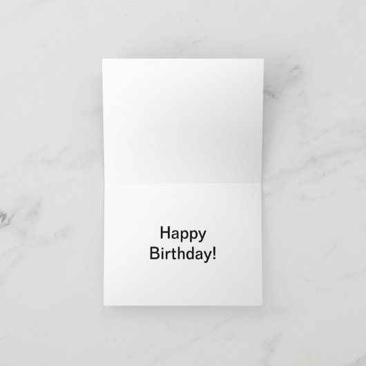 ピントとカウガール、誕生日 カード (内部)