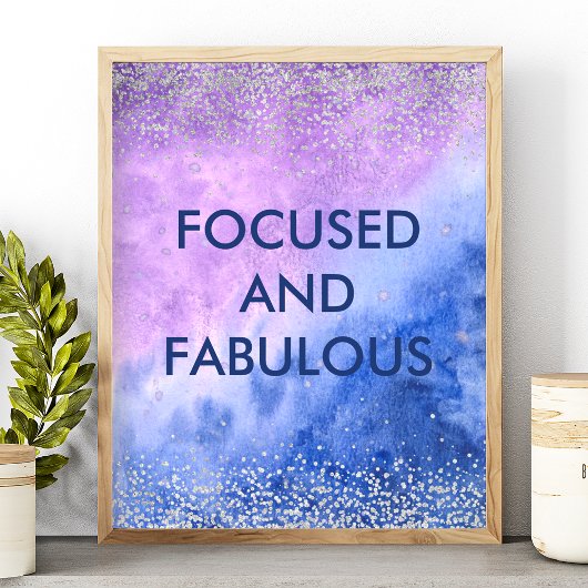 ピントと素晴らカスタムしい水の色引用文 ポスター