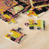 ピントアミッシュ馬8ビットアート ジグソーパズル (側面)