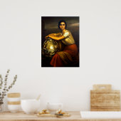 ピントゥラ「ラ・フエンサンタ」ジュリオ・ロメロ・デ・トーレス ポスター (キッチン)