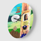 ピントサイズジョーカー時計 ラージ壁時計 (傾斜)