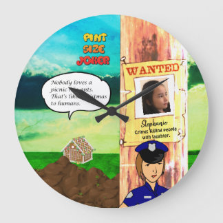 ピントサイズジョーカー時計 ラージ壁時計