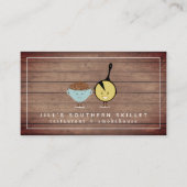 ピントス+コーンブレッドウッドサザンレストランシェフ 名刺 (正面)
