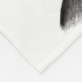 ピントホースとサンタクロース フリースブランケット (角)