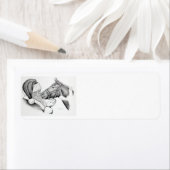 ピントホースとサンタクロース ラベル (インサイチュ)