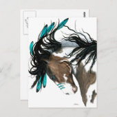 ピント威厳のあるポストカードホースバイビアール ポストカード (正面/裏面)