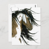ピント威厳のあるポストカード馬バイビハレ ポストカード (正面/裏面)