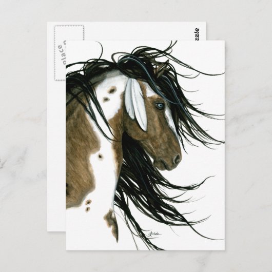 ピント威厳のあるポストカード馬バイビハレ ポストカード (正面/裏面)