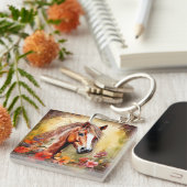 ピント子馬 キーホルダー (正面右)