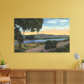 ピント湖の眺め キャンバスプリント (インサイチュ (リビング))