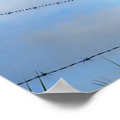 ピント絵を描&クラウドランチホースウマ科の写真 ポスター (角)