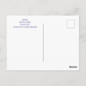 ピント馬のポストカード ポストカード (裏面)