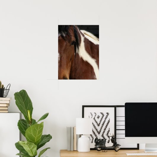 ピント馬 ポスター (ホームオフィス)