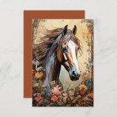 ピント・ホース サンキューカード (正面/裏面)