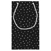 ピンドット上のグリーンカエル スモールペーパーバッグ (裏面)