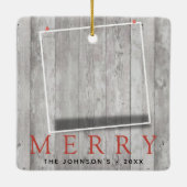 ピンド素朴フォトメリー休日 セラミックオーナメント (裏面)