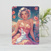 ピンナップのイースターバニー シーズンカード (スタンド正面)