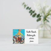 ピンナップのオートバイ 名刺 (スタンド正面)