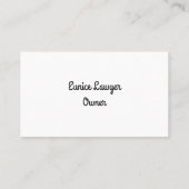 ピンナップのオートバイ 名刺 (裏面)