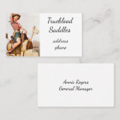 ピンナップのサドル 名刺 (正面/裏面)