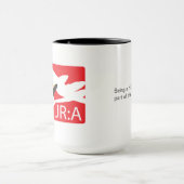 ピンナップの女の子のマグ「ジョンロス: American マグカップ (中央)