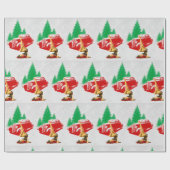 ピンナップガールクラシックカーラッピング紙 ラッピングペーパー (フラット)