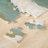 ピンナップブラックガールメラニンビキニモデル ジグソーパズル (側面)