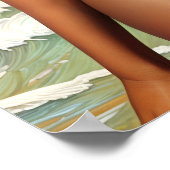 ピンナップブラックガールメラニンビキニモデル ポスター (角)