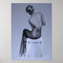 ピンナップブルーポスター ポスター