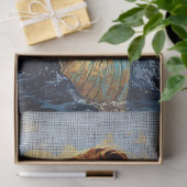 ピンナップマーメイド擦り切れたヴィンテージスタイルの分離 薄葉紙 (ギフト)