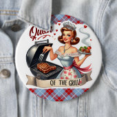 ピンナップレディヴィンテージピンバックピンズザグリル 缶バッジ (インサイチュ)