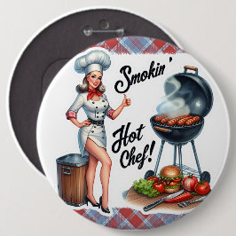 ピンナップレディヴィンテージフォトピユーモアのあるン 缶バッジ