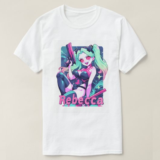 ピンナップレベッカ124 Tシャツ (デザイン正面)