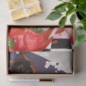 ピンナップロカビリーレトロミルクシェイクマンデーデクページ 薄葉紙 (ギフト)