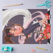 ピンナップロカビリーレトロミルクシェイクマンデーデクページ 薄葉紙 (クラフト)