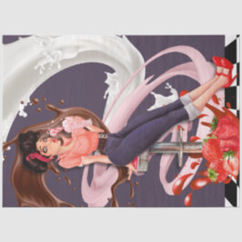 ピンナップロカビリーレトロミルクシェイクマンデーデクページ 薄葉紙